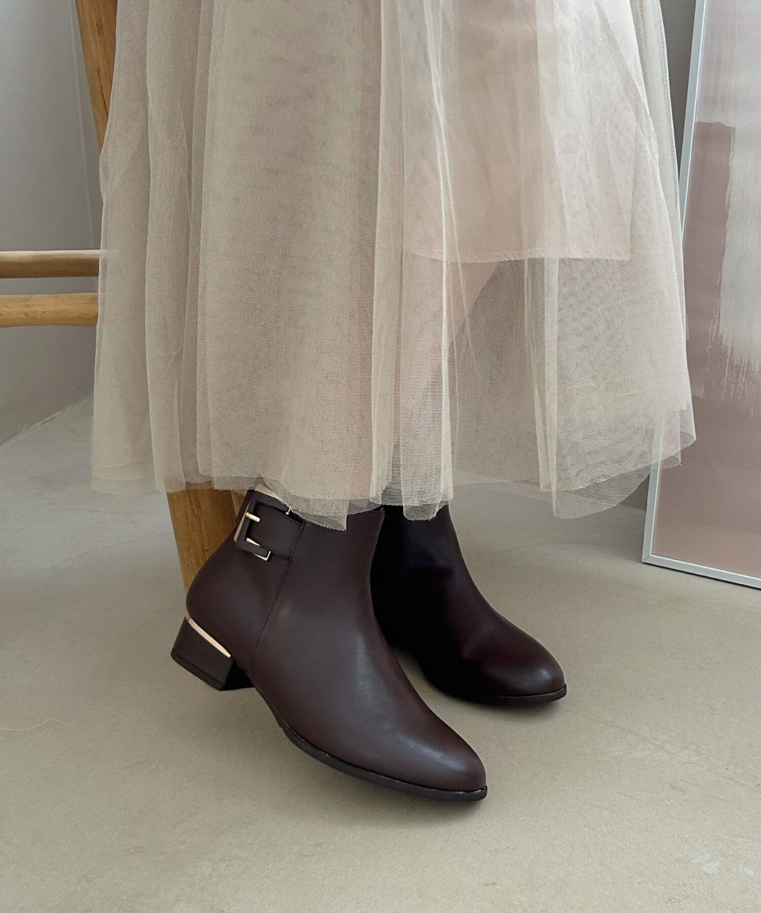 WA Oriental TRaffic「バックルベルトショートブーツ/42402」|ショートブーツ|