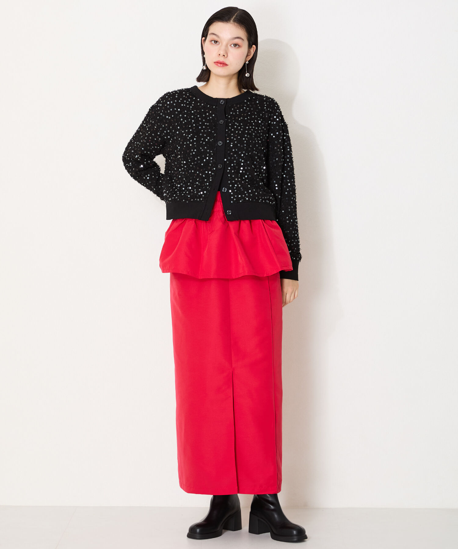 ORiental TRaffic「オブリークトゥ バック ジップ ブーツ /41420」|ショートブーツ|