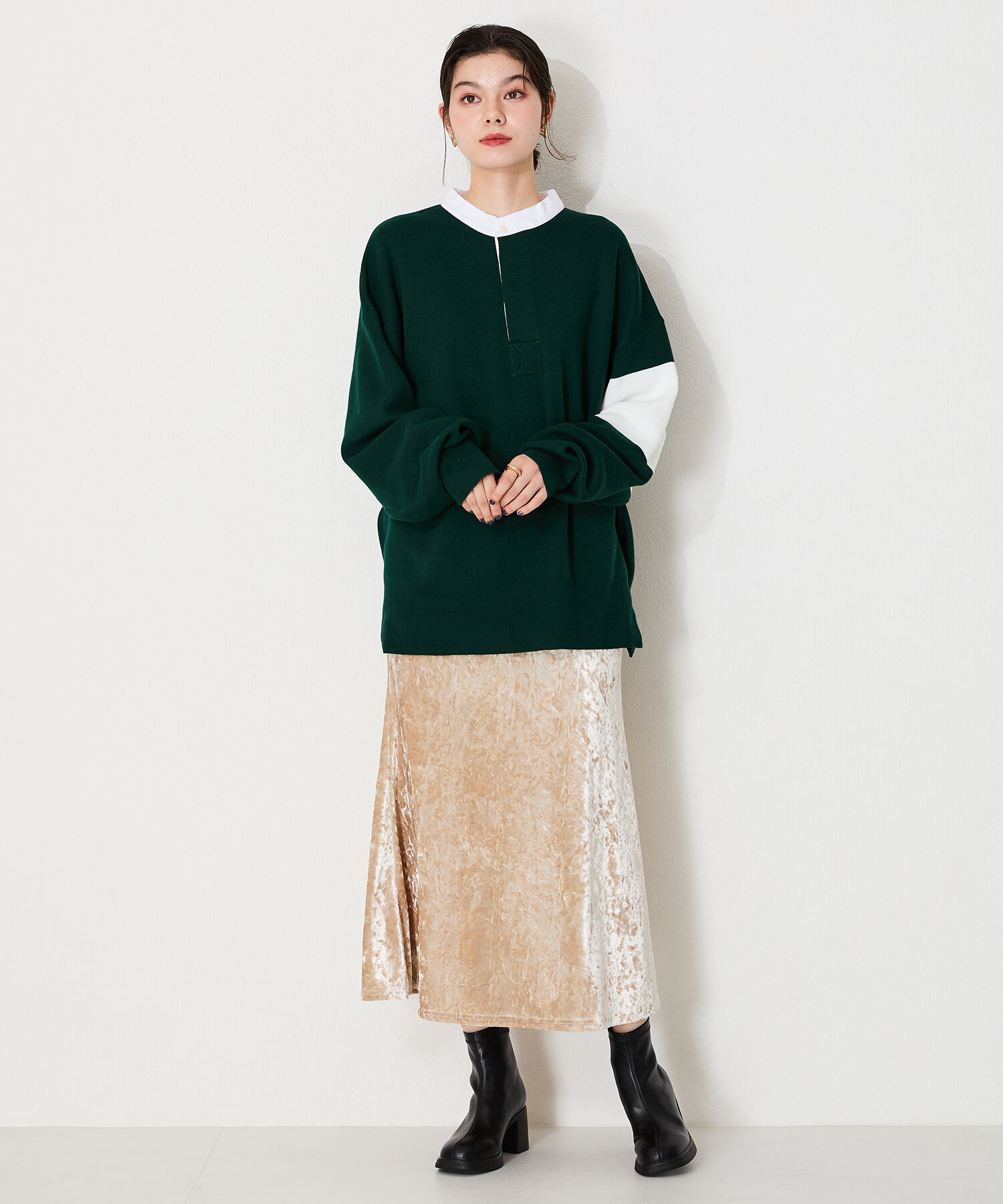 ORiental TRaffic「オブリークトゥ バック ジップ ブーツ /41420」|ショートブーツ|