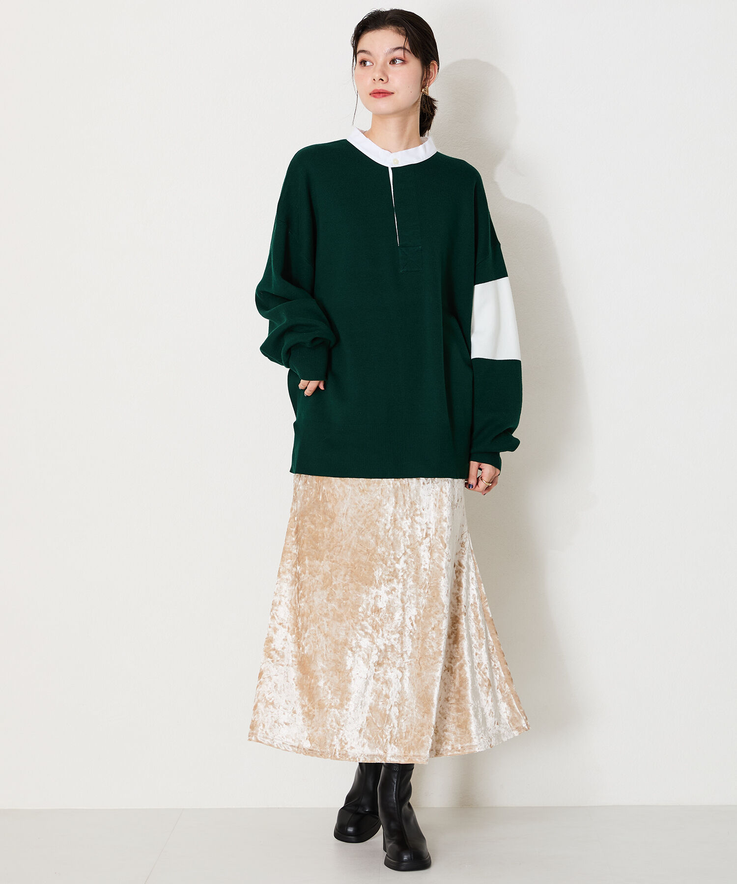 ORiental TRaffic「オブリークトゥ バック ジップ ブーツ /41420」|ショートブーツ|