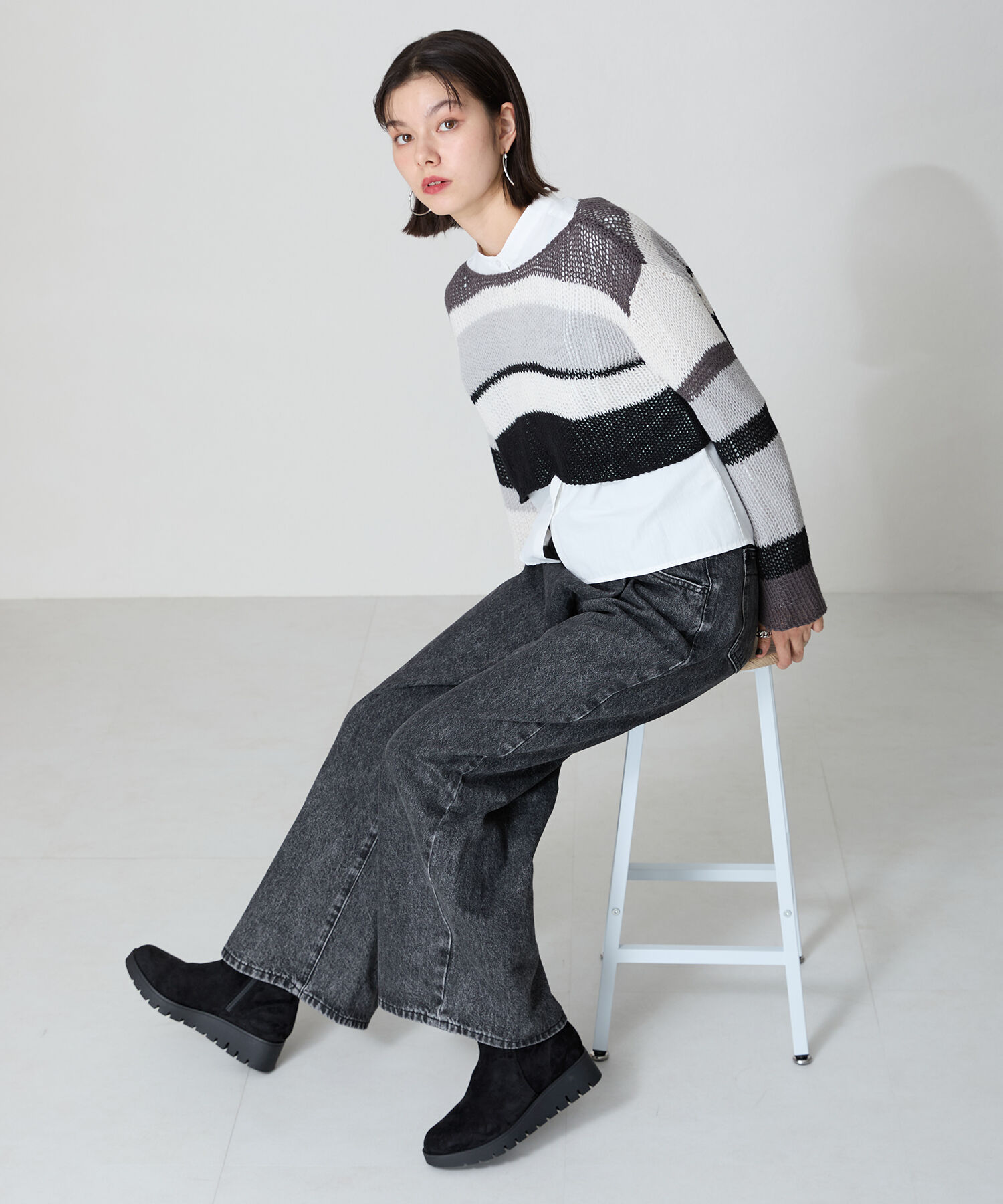 WA Oriental TRaffic「ウエッジソールショートブーツ/42405」|ショートブーツ|