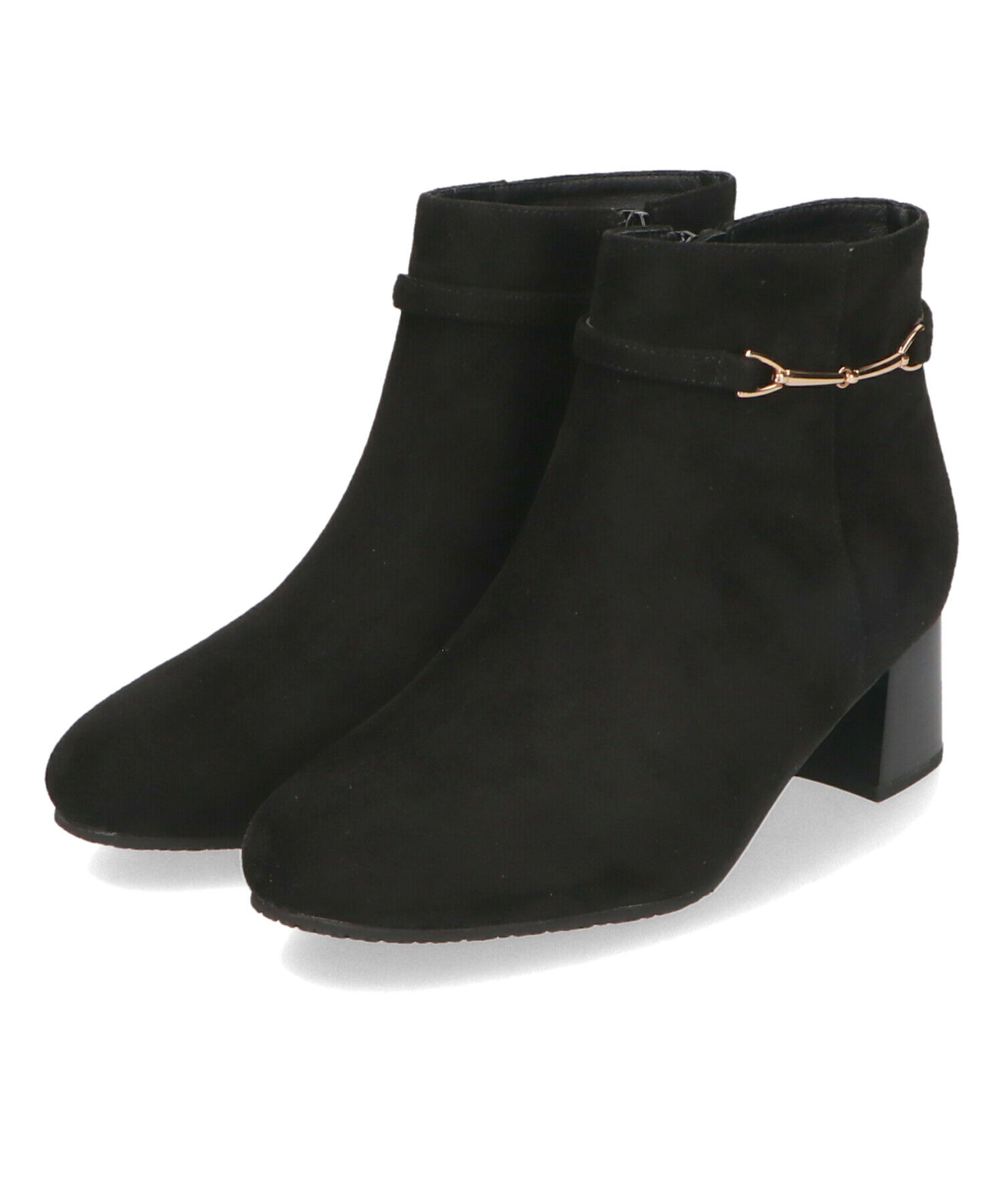 WA Oriental TRaffic「ビットモチーフミドルヒールブーツ/42406」|ショートブーツ|