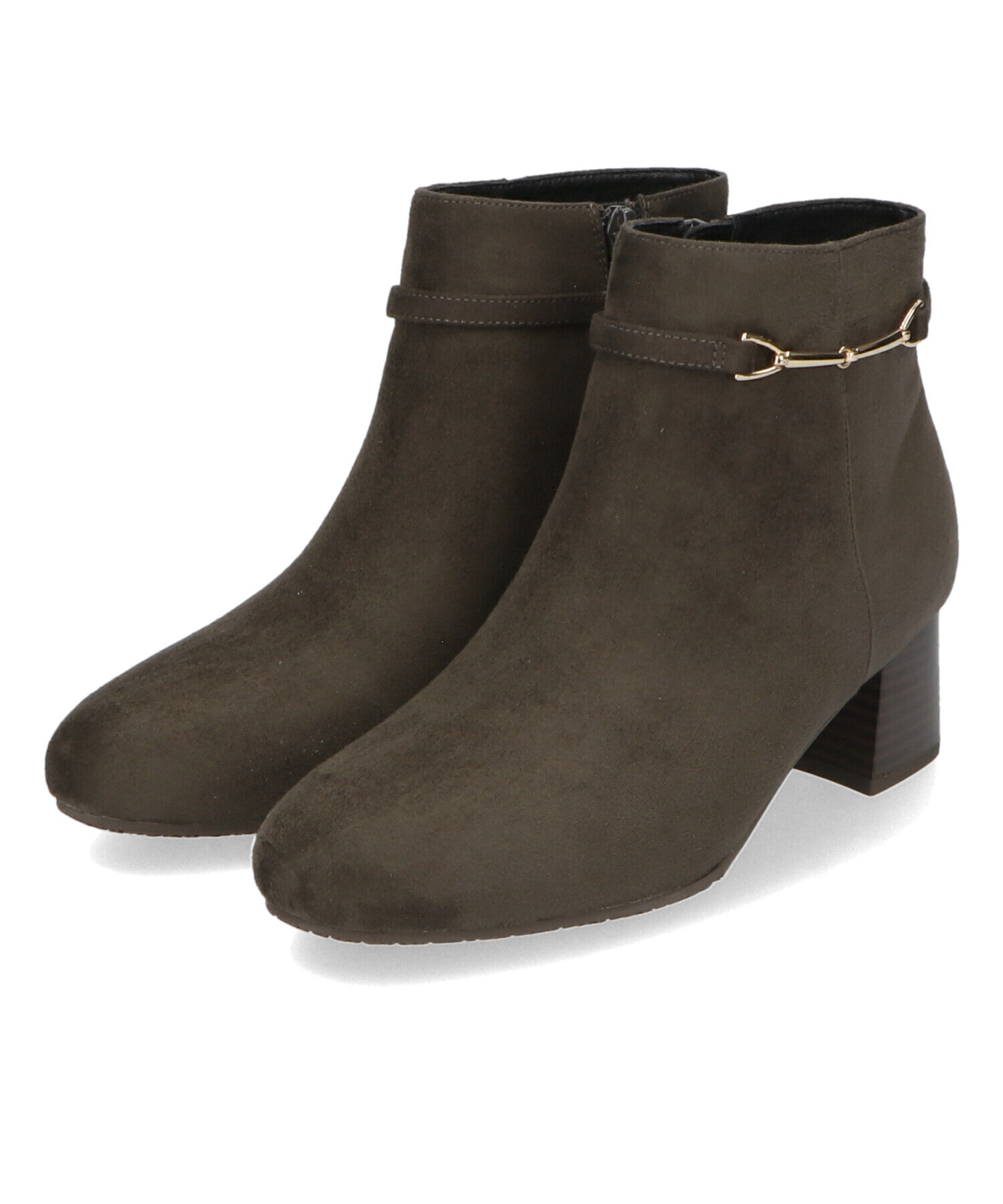 WA Oriental TRaffic「ビットモチーフミドルヒールブーツ/42406」|ショートブーツ|