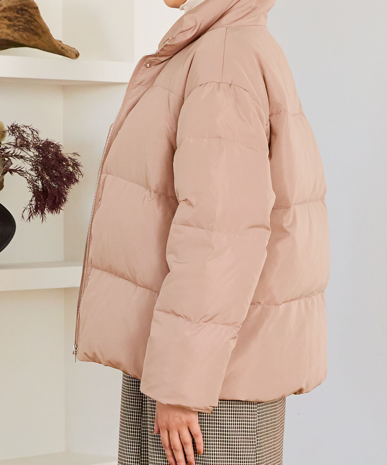 ORiental TRaffic「スタンドネック ボリューム ダウン ジャケット /MO43D01」|ダウン|