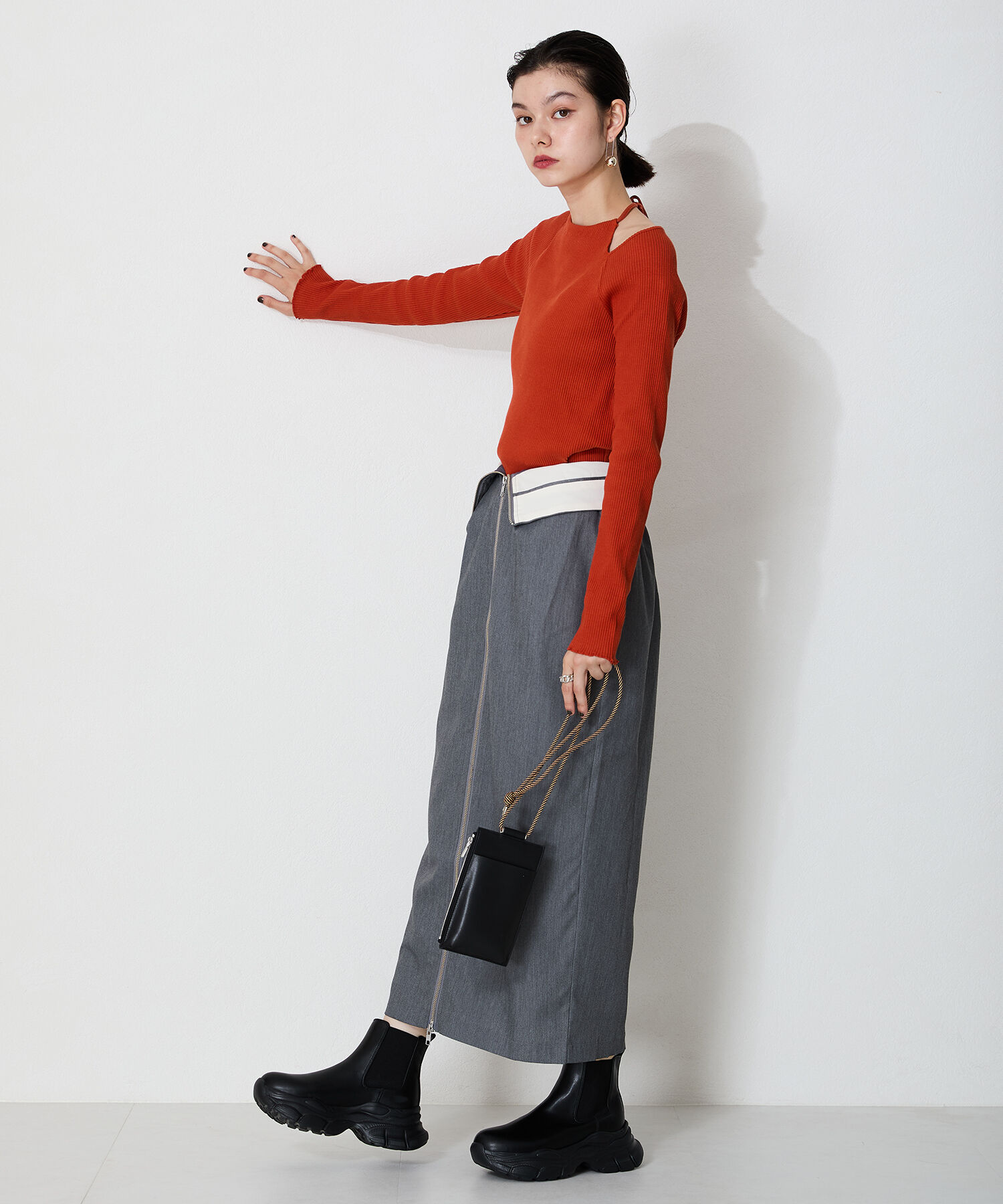 ORiental TRaffic「●2024秋冬新作●スニーカーソールサイドゴアブーツ/41432」|ショートブーツ|