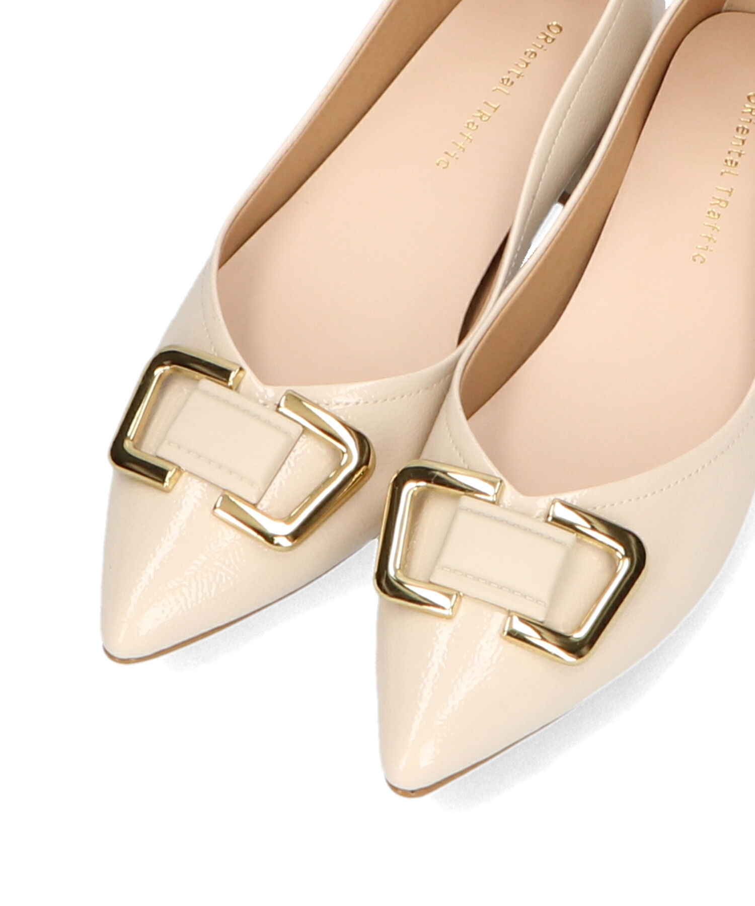 ORiental TRaffic「ポインテッドトゥモチーフパンプス/51104 パンプス フラット 人気 トレンド」|パンプス|