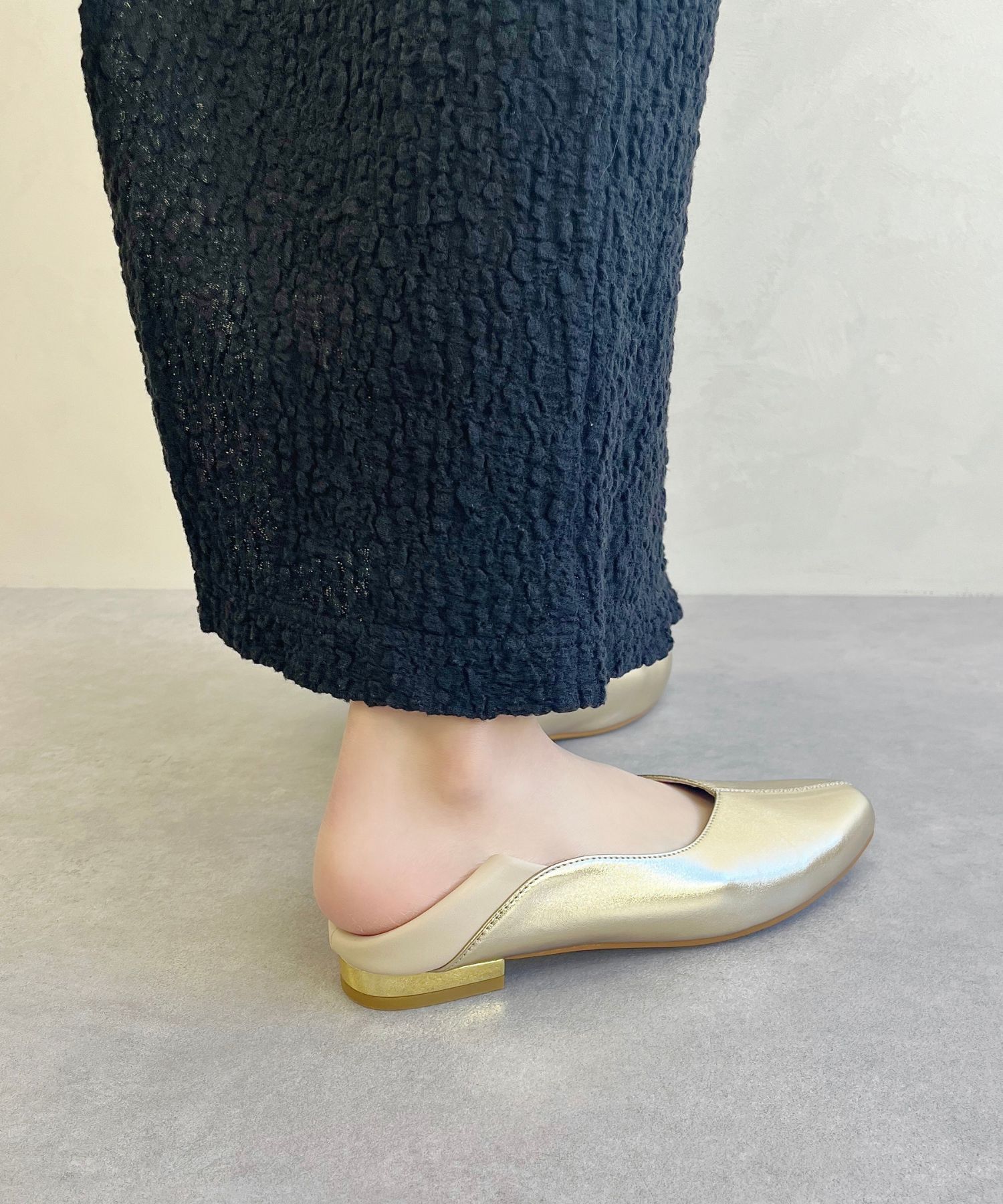 ORiental TRaffic「●通年使える●センターシームバブーシュ/51107 パンプス フラット 柔らかい」|パンプス|