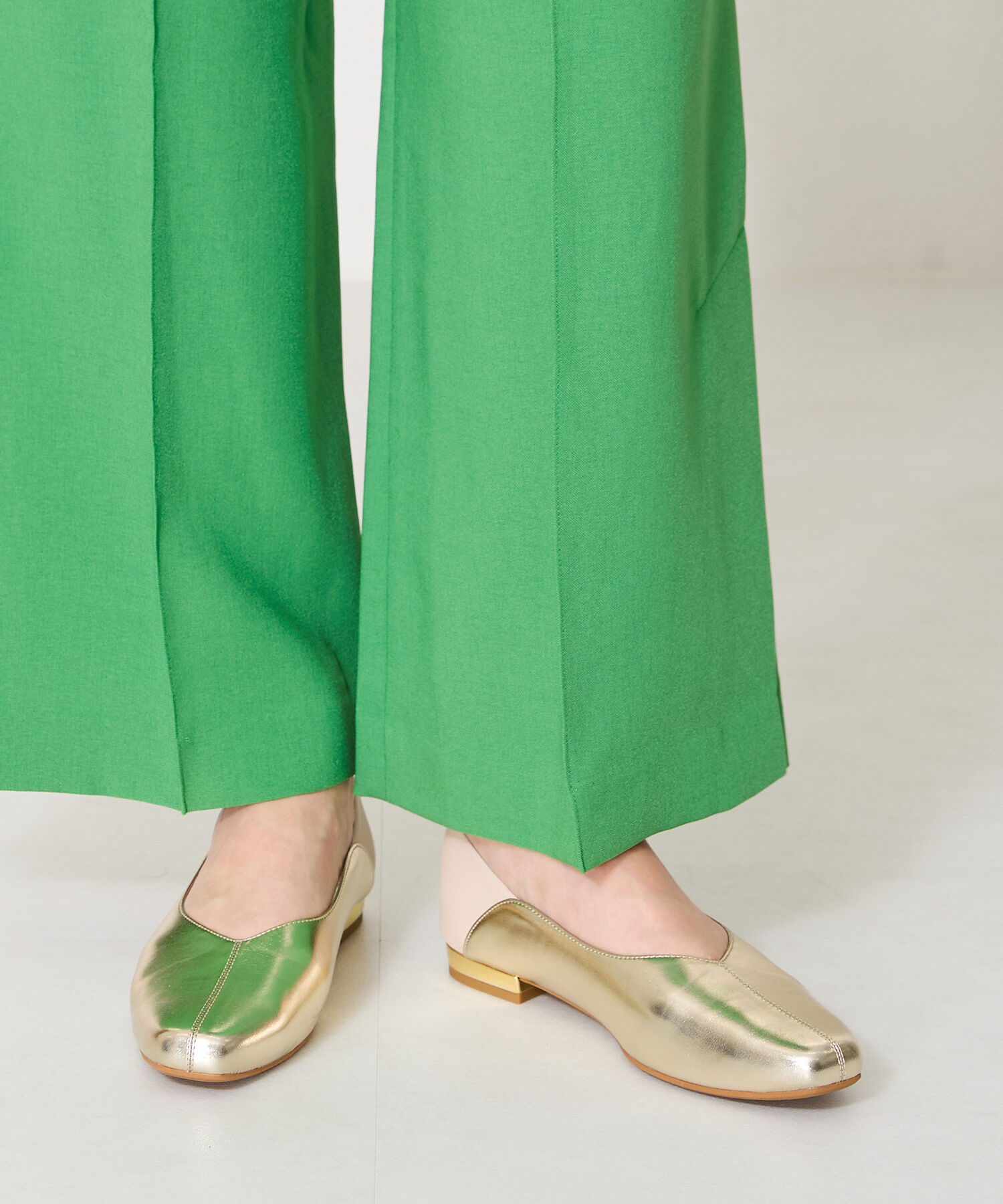 ORiental TRaffic「●通年使える●センターシームバブーシュ/51107 パンプス フラット 柔らかい」|パンプス|