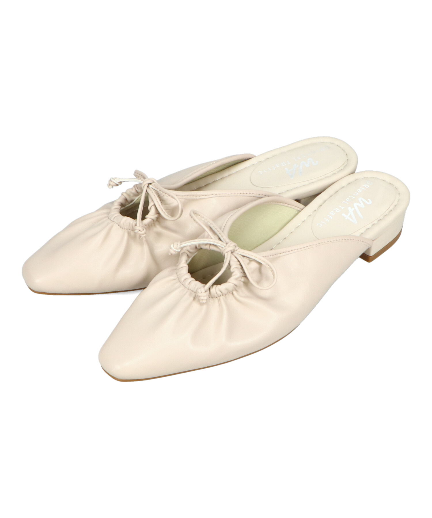 WA Oriental TRaffic「スクエアトゥギャザーリボンミュール/52107」|パンプス|