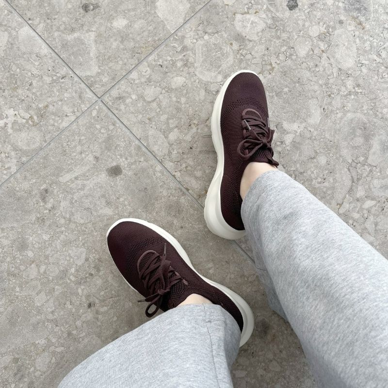 ORiental TRaffic「 【瞬間フィット】 ニットスニーカー /OT3757 軽量 歩きやすい 楽ちん ハンズフリー」|スニーカー|