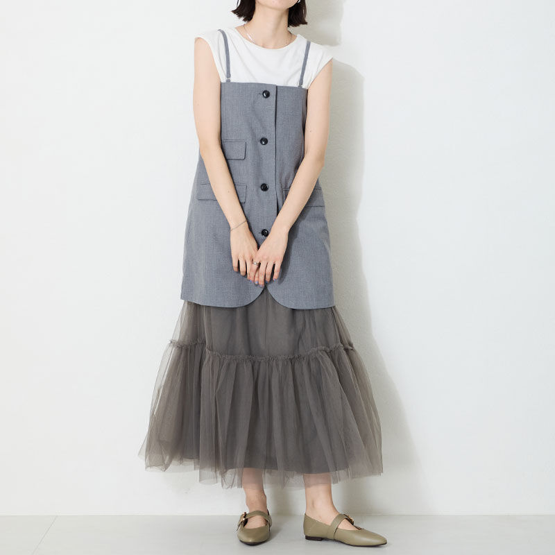 WA Oriental TRaffic「配色バックル柔らかフラットパンプス/52118 パンプス フィット クッション 人気 トレンド」|パンプス|