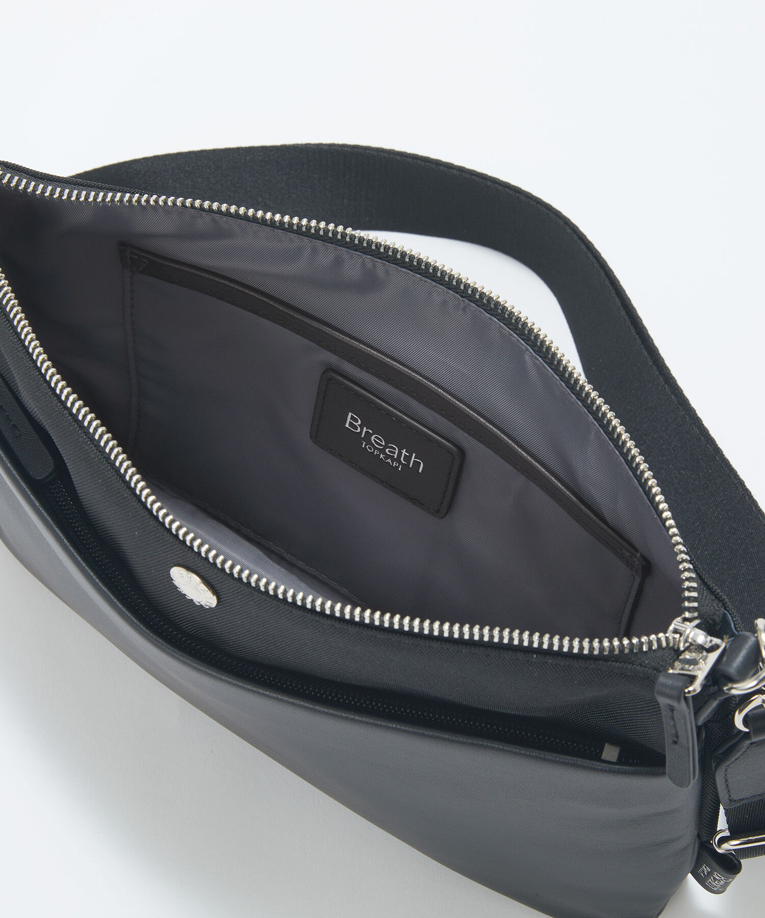 TOPKAPI BREATH「【Breath TOPKAPI】LINEA リネア レザーコンビ スワローマチ ショルダーバッグ」|ショルダー・メッセンジャー|