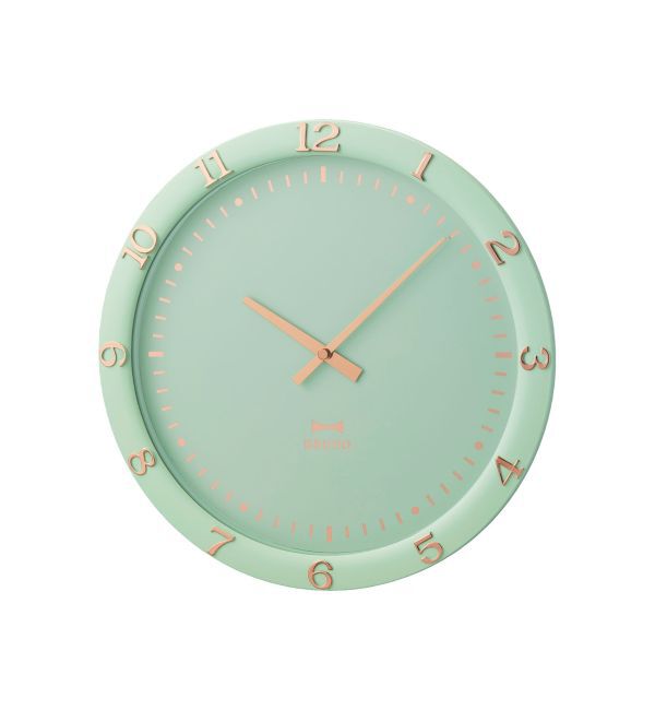 BRUNO「パステルウォールクロック」|クロック・置時計|グリーン