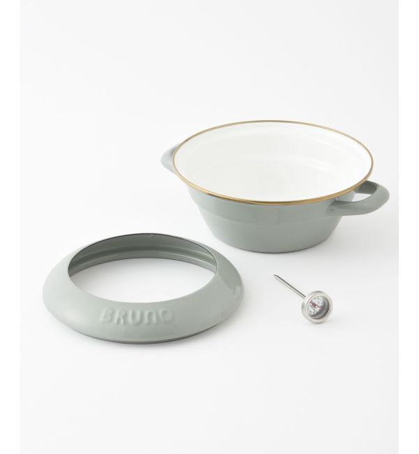 BRUNO「ホーロー天ぷら鍋 20cm」|食器・キッチングッズ|