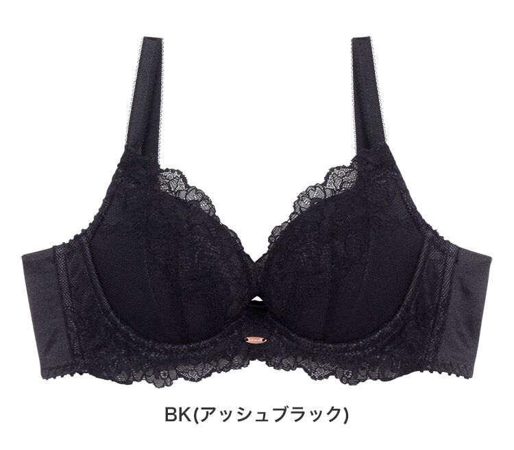 intesucre「アンテシュクレ ナイス谷間 立体感プラス ブラジャー単品 脇高ブラ GHIIカップ IBT362」|インナー|
