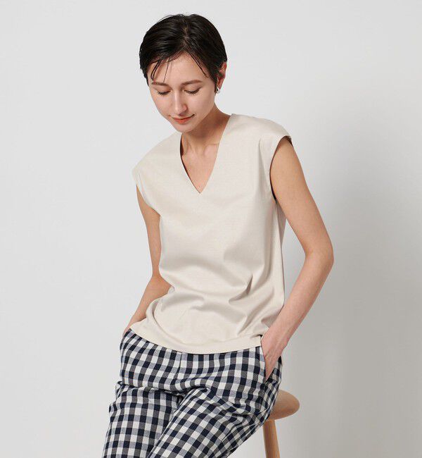 UNITED ARROWS「UBCB C DOUBLE Vネック Tシャツ 2」|Tシャツ・カットソー|