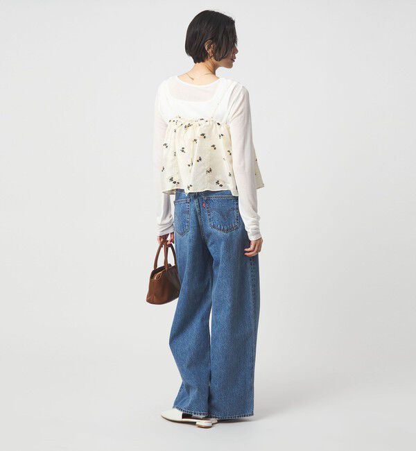 UNITED ARROWS green label relaxing「フラワー ジャガード キャミソール」|キャミソール|