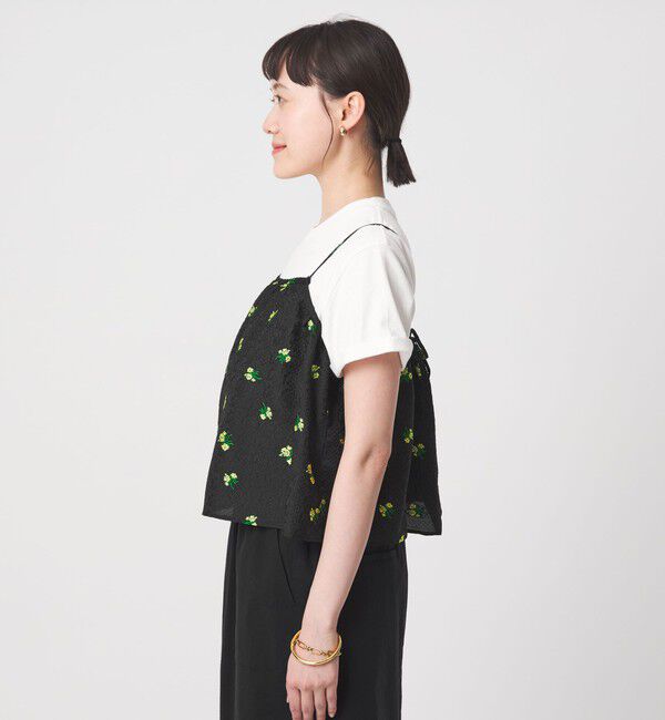 UNITED ARROWS green label relaxing「フラワー ジャガード キャミソール」|キャミソール|