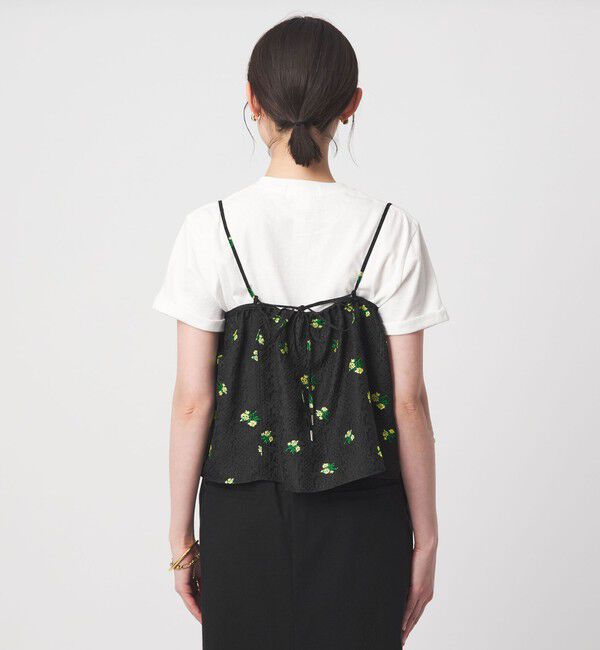 UNITED ARROWS green label relaxing「フラワー ジャガード キャミソール」|キャミソール|
