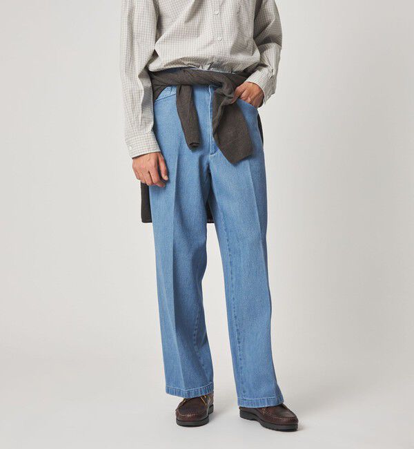 STEVEN ALAN「＜Steven Alan＞ デニム Lポケット スラックス」|デニム|