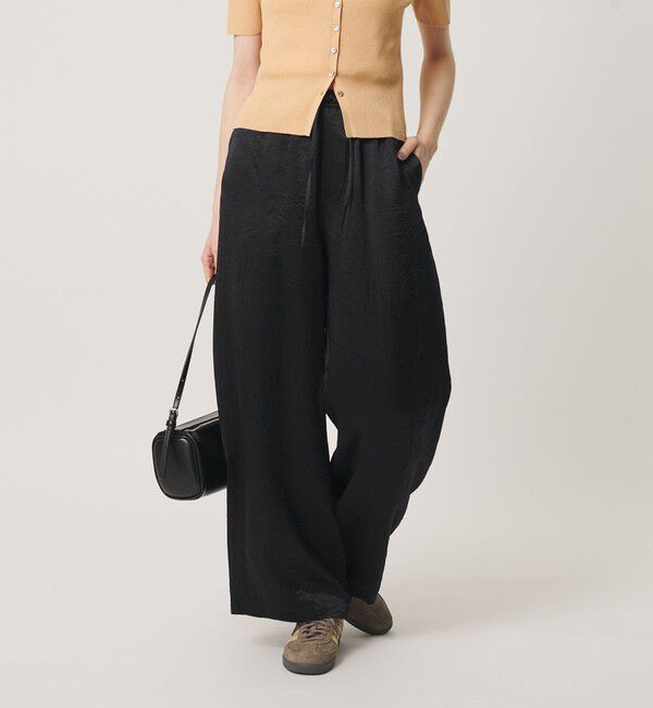 BEAUTY&YOUTH UNITED ARROWS「アセテートサテン ワイド イージーパンツ ウォッシャブル」|その他|