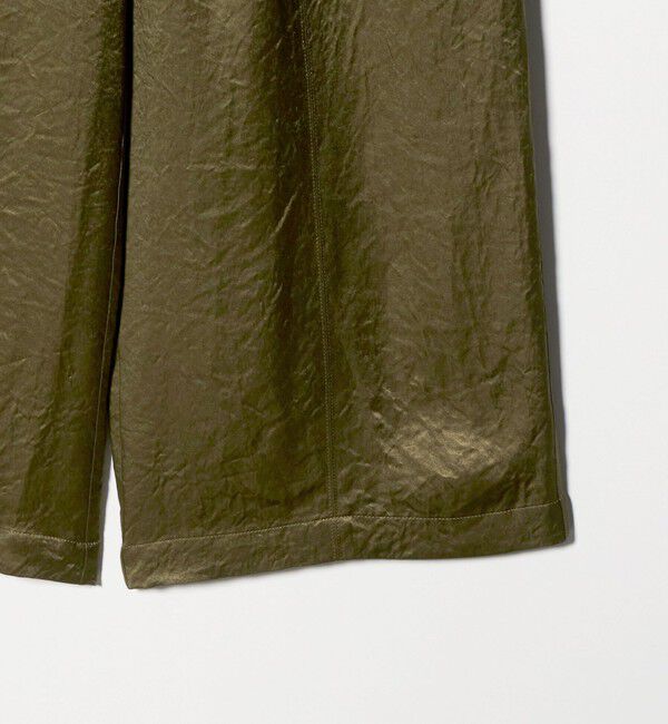 BEAUTY&YOUTH UNITED ARROWS「アセテートサテン ワイド イージーパンツ ウォッシャブル」|その他|