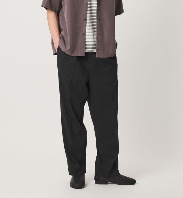 BEAUTY&YOUTH UNITED ARROWS「タンブル リネン スラックス NO.9」|チノ|