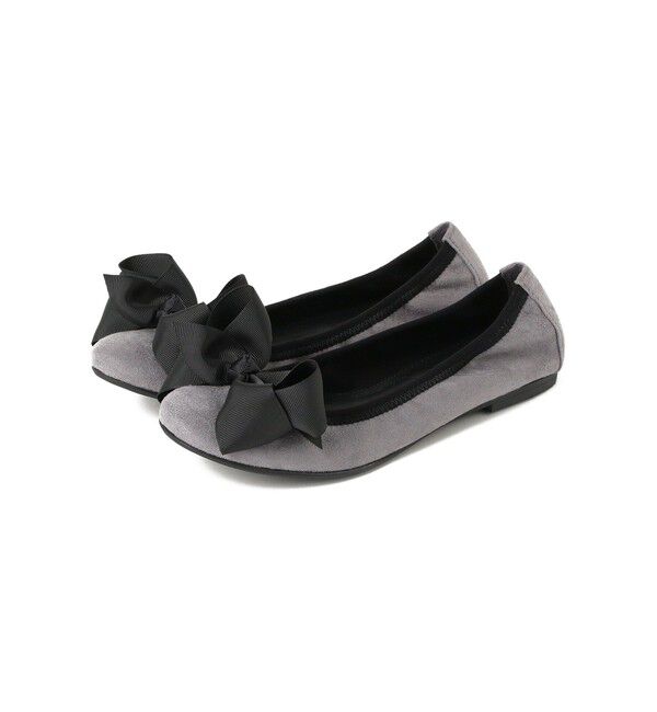 Ray BEAMS 「SEPTEMBER MOON / リボン バレエシューズ」|バレエシューズ|