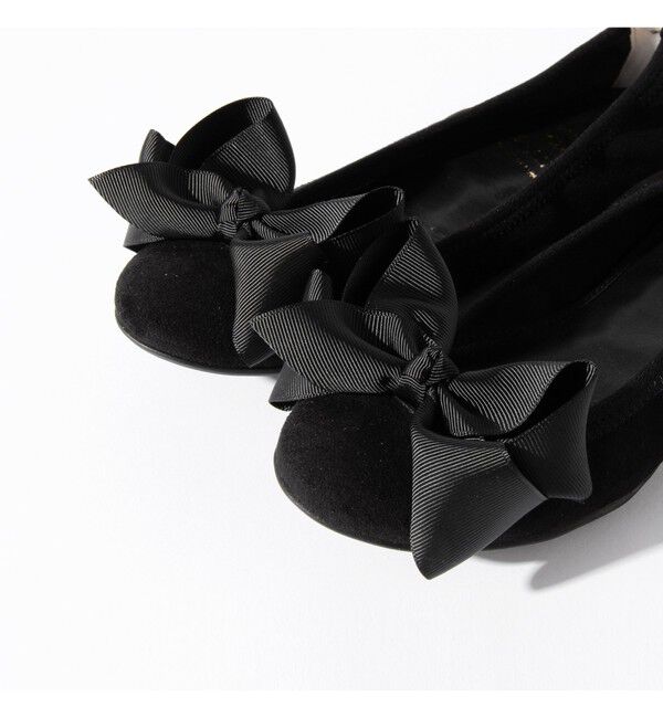 Ray BEAMS 「SEPTEMBER MOON / リボン バレエシューズ」|バレエシューズ|
