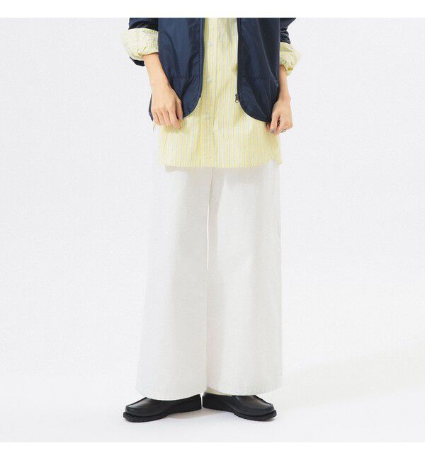 BEAMSBOY「ワイド デニム パンツ」|チノ|