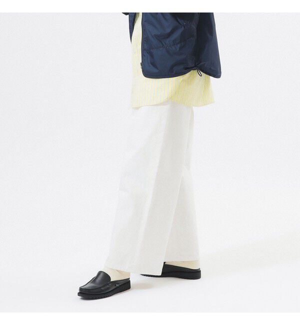 BEAMSBOY「ワイド デニム パンツ」|チノ|