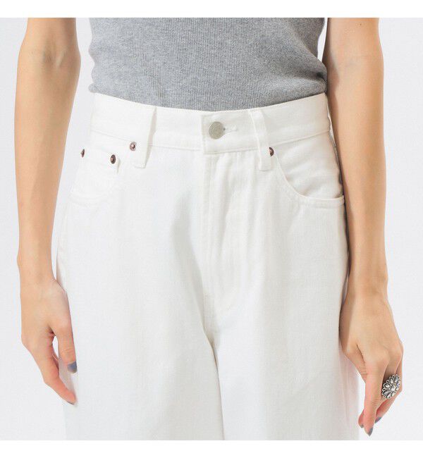 BEAMSBOY「ワイド デニム パンツ」|チノ|