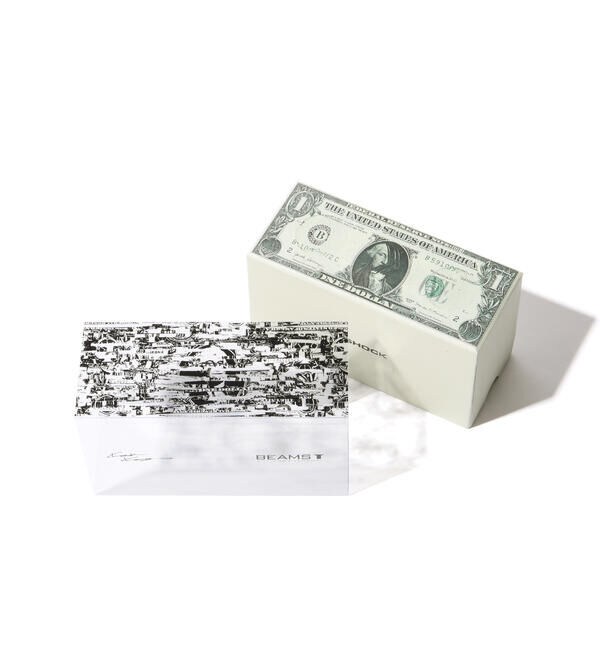 BEAMS「G-SHOCK / KOUSUKE KAWAMURA &times; BEAMS T 別注 DW 5600-E ''1 dollar bill shredded&rsquo;&rsquo;」|腕時計|