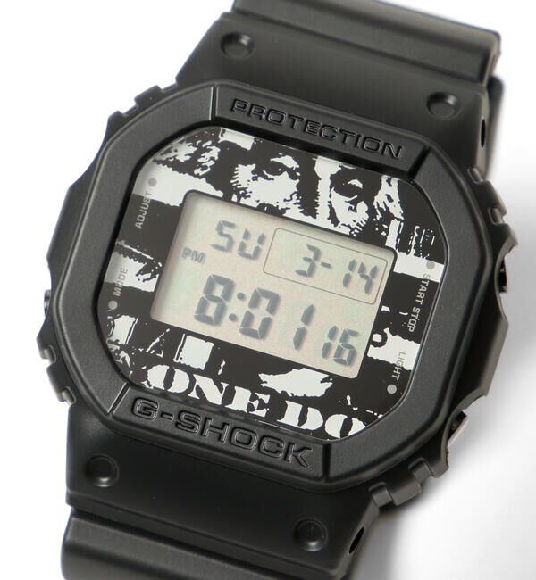 BEAMS「G-SHOCK / KOUSUKE KAWAMURA &times; BEAMS T 別注 DW 5600-E ''1 dollar bill shredded&rsquo;&rsquo;」|腕時計|