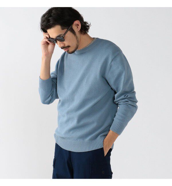 BEAMS PLUS「Crew LilyYarn 7G」|ニット・セーター|