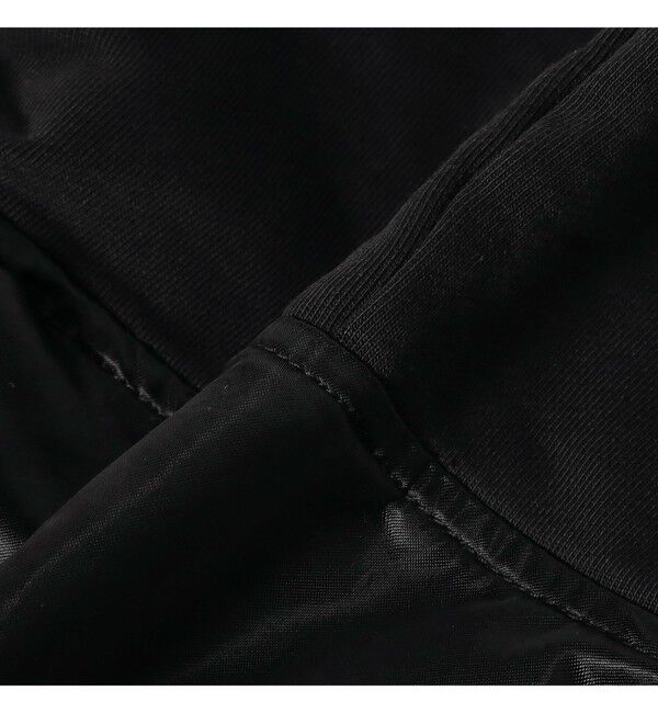 BEAMS「フェイクレイヤード フライトジャケット【ワイドショートフィット】」|ブルゾン・スタジャン|