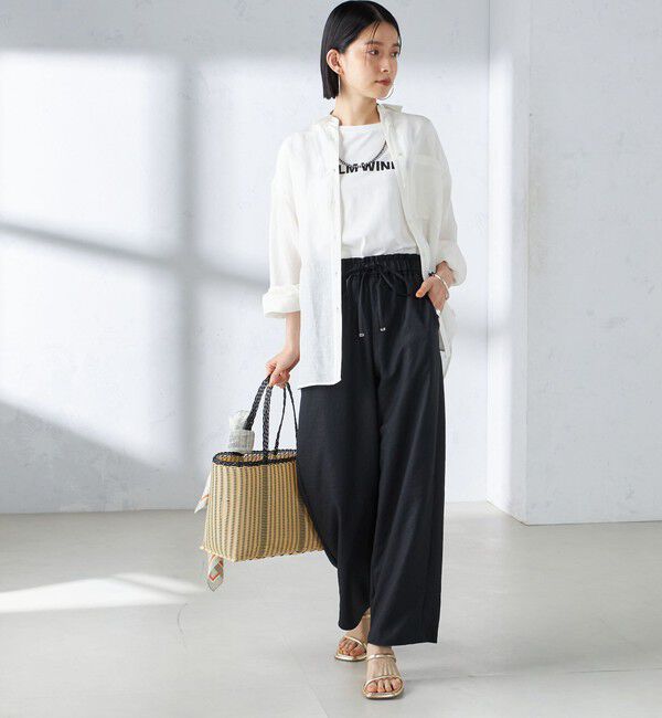 SHIPS for women「〈手洗い可能〉IMPERIAL LINEN オーバー シャツ」|シャツ・ブラウス|