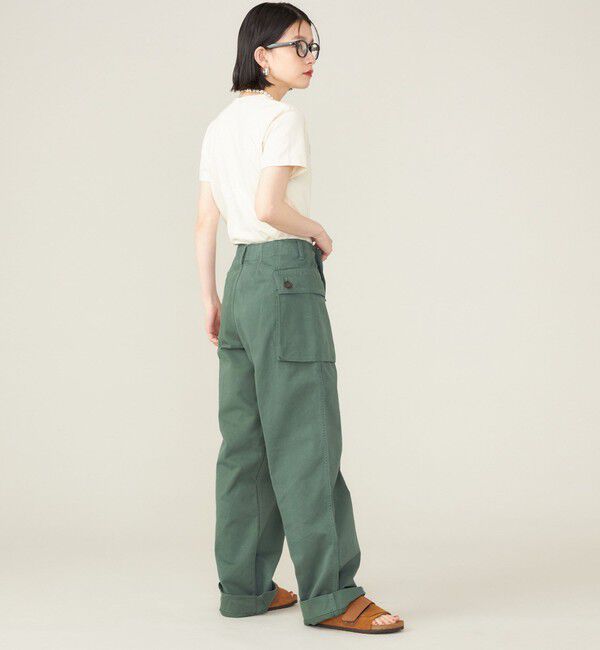 SHIPS for women「SHIPS NINE CASE:〈洗濯機可能〉ミリタリー パンツ ◇」|カーゴ|