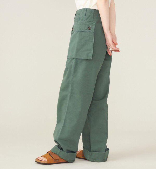 SHIPS for women「SHIPS NINE CASE:〈洗濯機可能〉ミリタリー パンツ ◇」|カーゴ|