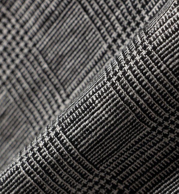 SHIPS for women「〈手洗い可能〉チェック / 無地 フリンジ ボクシー ジャケット」|テーラードジャケット|