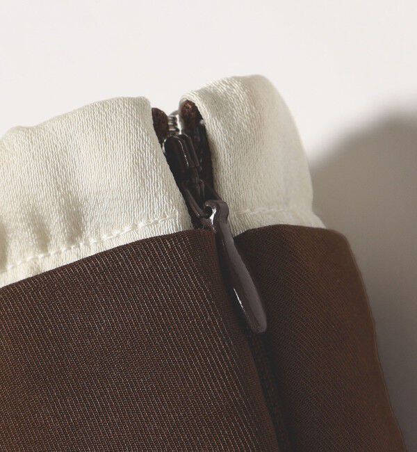 quaranciel「quaranciel:〈洗濯機可能〉シルキー サテン ダブルウエスト ワイド パンツ」|その他|