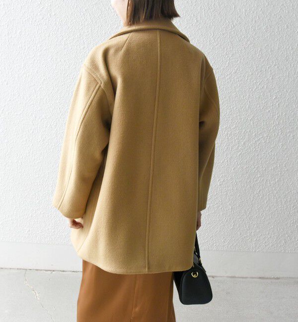 SHIPS any「SHIPS any: ウール コクーン テーラード ショート コート 25AW」|その他|