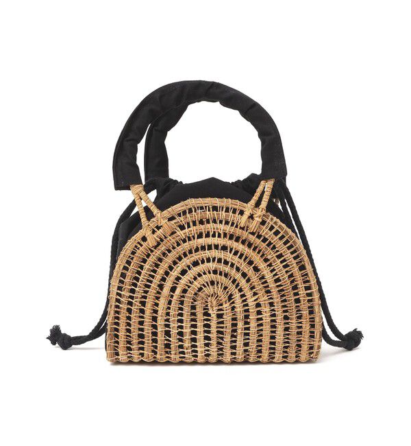 SHIPS any「TARANGO: ハーフ ラウンド カゴ バッグ」|かごバッグ|