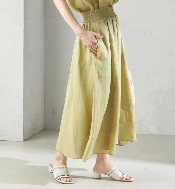 SHIPS for women「〈手洗い可能〉ラミー 4 ウエスト シャーリング スカート」|スカート|