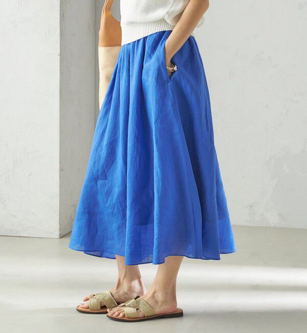 SHIPS for women「〈手洗い可能〉ラミー 4 ウエスト シャーリング スカート」|スカート|