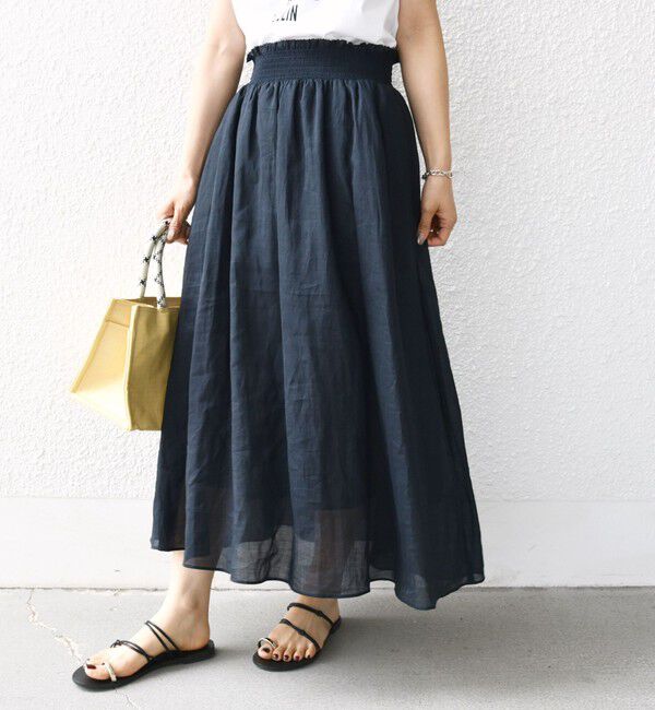 SHIPS for women「〈手洗い可能〉ラミー 4 ウエスト シャーリング スカート」|スカート|