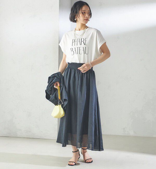 SHIPS for women「〈手洗い可能〉ラミー 4 ウエスト シャーリング スカート」|スカート|