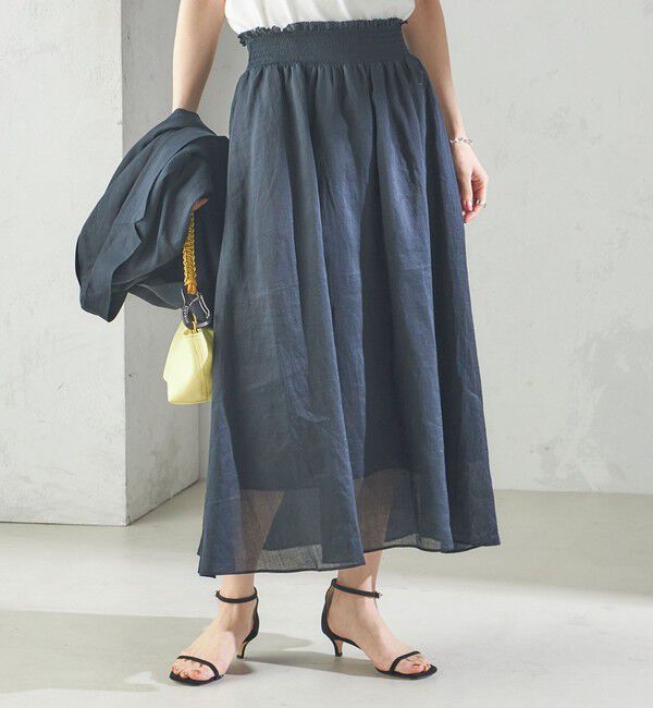 SHIPS for women「〈手洗い可能〉ラミー 4 ウエスト シャーリング スカート」|スカート|