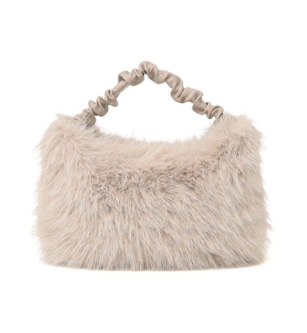 SHIPS any「SHIPS any: 2WAY フェイクファー ギャザー ショルダー バッグ」|ショルダー・メッセンジャー|