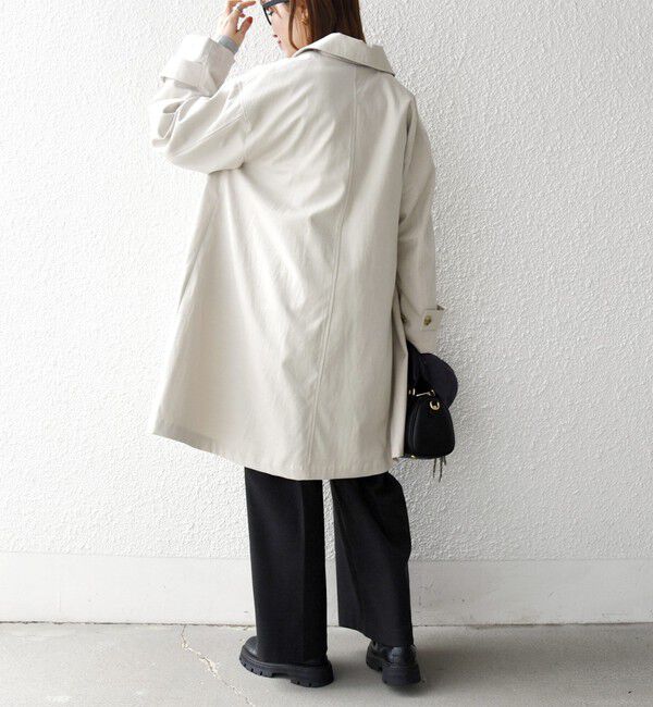 SHIPS any「SHIPS any:〈手洗い可能〉オーバー フレア ステンカラー コート」|ステンカラーコート|